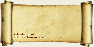 Jovana Branović vizit kartica